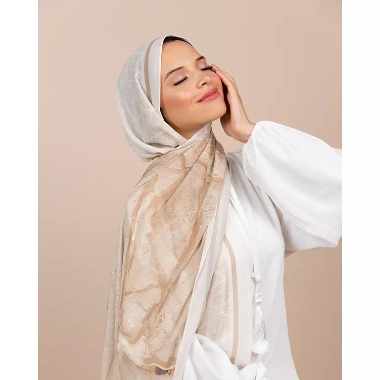 Honey beige scarf